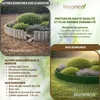 Floranica Bordure de Jardin en bois 10 x 200 cm Vert foncé Voir les images du produit 4