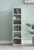 Design Bücherregal WL5.336 21x91x20cm mit 6 Fächern Weiß | Produktbild-Vorschau 5