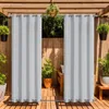 lot de 2 rideaux d'extérieur pour jardin terrasse pavillon Voir les images du produit 1