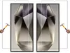 Two smartphone screen protectors are shown, with hammers striking them to demonstrate their durability. Produktbild-Vorschau