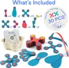 Clixo-Bauset mit Magnet, Itsy-Pack Flamingo-Türkis 30 Produktbild-Vorschau 2