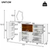 Merax Schminktisch mit LED-Beleuchtung, Sideboard, Produktbild-Vorschau 4