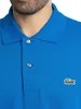 Lacoste Polo blau einfarbig Baumwoll-Piqué Produktbild-Vorschau 4