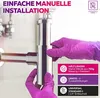 Ablaufgarnitur Waschbecken POP UP mit Überlauf + Design Produktbild-Vorschau 4