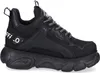A black Buffalo sneaker is shown from the side against a white background. Produktbild-Vorschau
