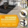 TRESKO® gabbia per cani 77x48x54cm gabbia da trasporto in Anteprima dell’immagine prodotto 3