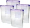 Vorratsdosen mit Deckel 2,8 Liter - 4er Pack / Lila, Produktbild-Vorschau 1