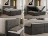 Boxspringbett 140x200 mit Matratze und Topper, Produktbild-Vorschau 4