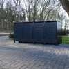 4 Mülltonnenboxen Modell No.7 Anthrazit komplett RAL7016 Produktbild-Vorschau 1