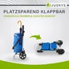 Juskys Einkaufstrolley 3in1 mit 2 Rollen für Shopping - 56 Produktbild-Vorschau 7