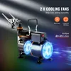 SucceBuy set di aerografi, compressore a doppia ventola con Anteprima dell’immagine prodotto 3