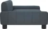 vidaXL Pelíšek pro psy Dark Grey 90x53x30 cm Látka Náhled obrázku produktu 4