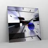 Wanduhr - Quadrat - Glasuhr - Grafik kugel geometrie - Produktbild-Vorschau 4