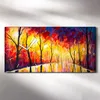 Dekor Leinwand Uhr Wandbilder Quarz 60x30 Ausdrucksstarke Produktbild-Vorschau 2