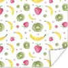 MuchoWow® Poster Obst - Aquarell - Weiß 100x100 cm - Produktbild-Vorschau 1