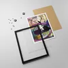 Gerahmtes Poster - Schwarzer Rahmen - Abstraktion modern - Produktbild-Vorschau 4