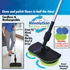 Kabelloser elektrischer Spin Mop, Bodenpolierer mit zwei Produktbild-Vorschau 5
