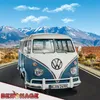 VW Volkswagen Bulli T1 Blau 40 x 40 cm Kissen passend zur Produktbild-Vorschau 3