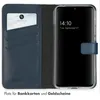 Selencia Echtleder Klapphülle Google Pixel 8a - Blau Produktbild-Vorschau 3