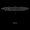 Maison Exclusive - Parasol double avec éclairage LED, Voir les images du produit 6