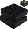 PolkaHome® Aufbewahrungsboxen für Socken und Unterwäsche, 2 Produktbild-Vorschau 1