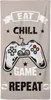 Strandtuch Gamer Game Flow 90x180 cm Produktbild-Vorschau 7