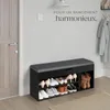 Banc à chaussures NATALYA avec coussin d'assise 104x30x49cm Voir les images du produit 7