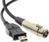 SYSTEM-S USB A (male) zu 3pin XLR (female) Mikrofon Mic Produktbild-Vorschau 1