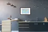 MuchoWow® MuchoWow® Gerahmtes Poster Welt - Karte - Flagge Produktbild-Vorschau 2