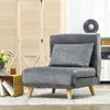 Fauteuil-lit HOMCOM, fauteuil pliant avec fonction lit, Voir les images du produit 2