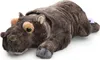 A plush toy hippopotamus lying on a white background. Anteprima dell’immagine prodotto