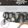 Tischdecke Wachstuch Premium Blumen Grau Robust Produktbild-Vorschau 3