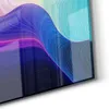 DEQORI Glasbild Echtglas 4x50x50 cm 'Polychromer Farbfluss' Produktbild-Vorschau 5