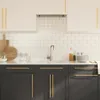 vidaXL Möbelgriffe 5 Stk. Golden 320 mm Edelstahl Produktbild-Vorschau 4