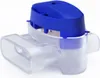 A close-up studio shot of a blue and clear wire connector for a robotic lawnmower. Anteprima dell’immagine prodotto