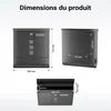 Wiltec Boîte aux lettres murale ou sur pied & Voir les images du produit 3