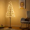 COSTWAY Albero luminoso a LED 150 cm, albero di betulla con Anteprima dell’immagine prodotto 8