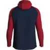 JAKO Unisex Kapuzenjacke Iconic, Farbe:marine/chili rot, Produktbild-Vorschau 2