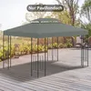 Outsunny Ersatzdach für Metall-Gartenpavillon 3x4 Partyzelt Produktbild-Vorschau 2