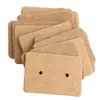 100 Stück Kraftpapier Ohrring Schmuck Ohrstecker Halter Produktbild-Vorschau 5