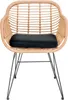 CASARIA® Gartenstühle 2er Set Polyrattan inkl. Auflage Produktbild-Vorschau 14