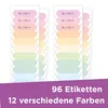 Etichette adesive COLOP "Marky" 10 x 42 mm, colori pastello Anteprima dell’immagine prodotto 2