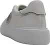 A white sneaker with silver accents is shown from the back. Anteprima dell’immagine prodotto