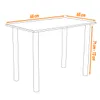 A diagram of a table with dimensions indicated. Náhled obrázku produktu