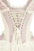Burleska Langes Kleid Damen Ophelie Dress rosa S Produktbild-Vorschau 4