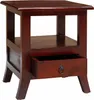 vidaXL Nachttisch Braun 40 x 40 x 45,5 cm Massives Mahagoni Produktbild-Vorschau 2