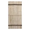 Paneel aus dunkelbraunen Bambuslamellen 90 x 150 cm Produktbild-Vorschau 7