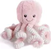 A pink plush octopus toy is shown against a white background. Produktbild-Vorschau