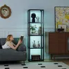 HOMCOM RGB Stehlampe mit Glasregalen, Produktbild-Vorschau 9