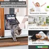 Katzenklappe für Insektenschutztüren mit Clip-System Produktbild-Vorschau 1